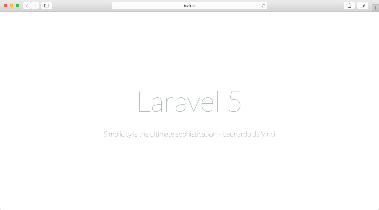 laravel/public的主页